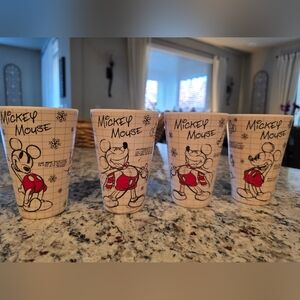 Disney Mickey Mouse Christmas Cups